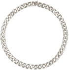 Maison Margiela Silver Semi-Polished Necklace