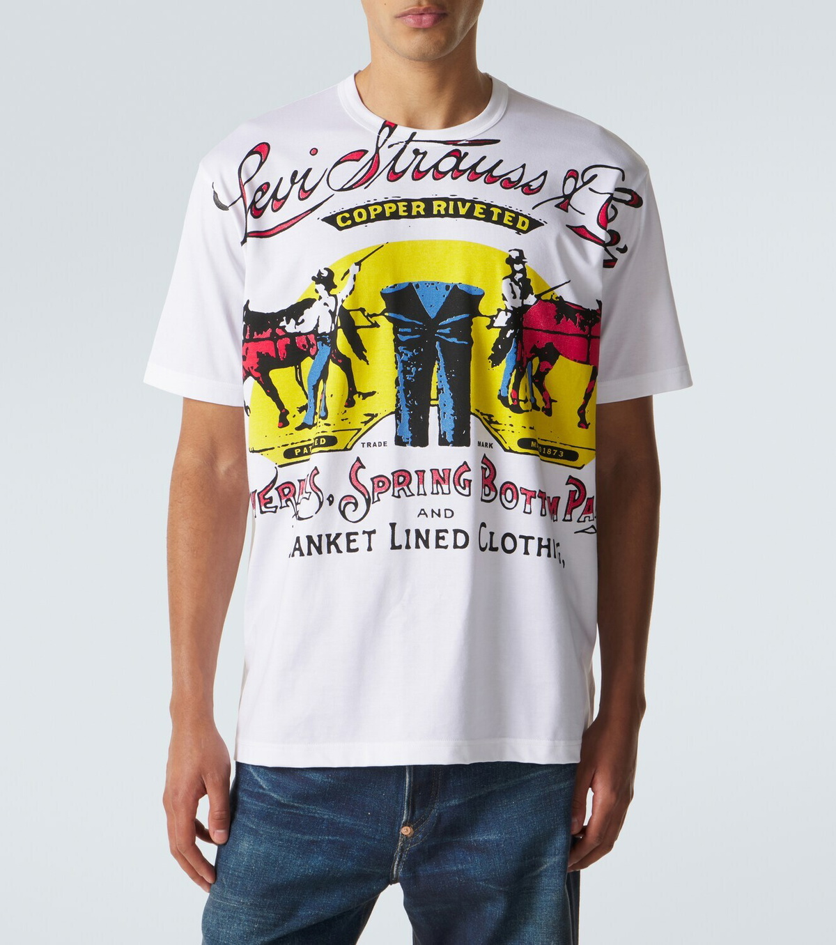 Junya Watanabe x Levi's® printed cotton jersey T-shirt