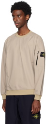 Stone Island Beige Paneled Sweatshirt