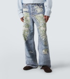 Acne Studios 1981 trompe l’œil wide-leg jeans