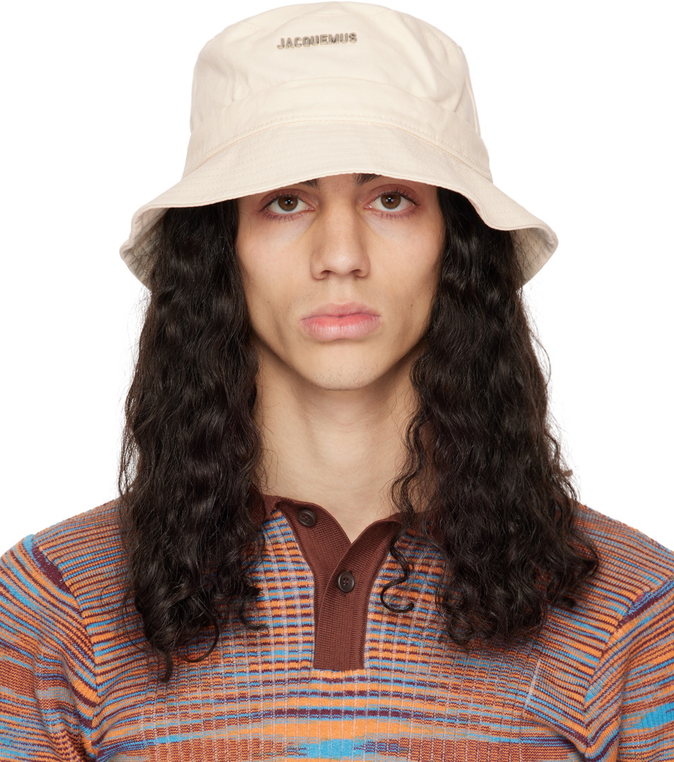 Jacquemus Off-White 'Le Bob Gadjo' Bucket Hat Jacquemus