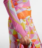 Pucci Orchidee sheer tulle top