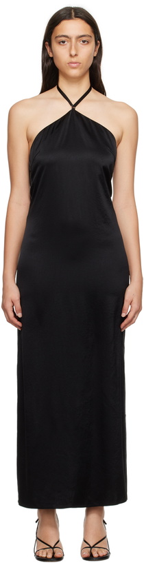 Photo: Filippa K Black Deep Back Maxi Dress