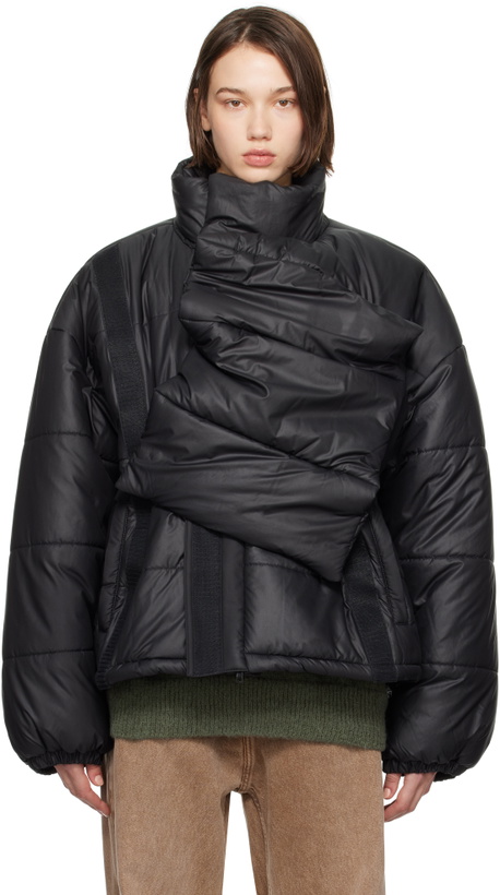 Photo: Y/Project Black Velcro Puffer Jacket
