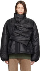 Y/Project Black Velcro Puffer Jacket