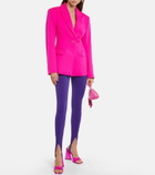 The Attico - Jamie high-rise stirrup leggings