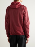 ROA - Hue Logo-Embroidered Micro Nylon-Ripstop Hooded Jacket - Red