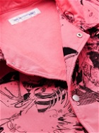 Comme des Garçons SHIRT - Christian Marclay Printed Cotton-Gabardine Overshirt - Pink