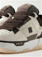 AMIRI - MA-1 Mesh, Leather and Suede Sneakers - Neutrals
