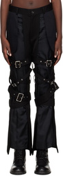 Noir Kei Ninomiya Black Strap Trousers