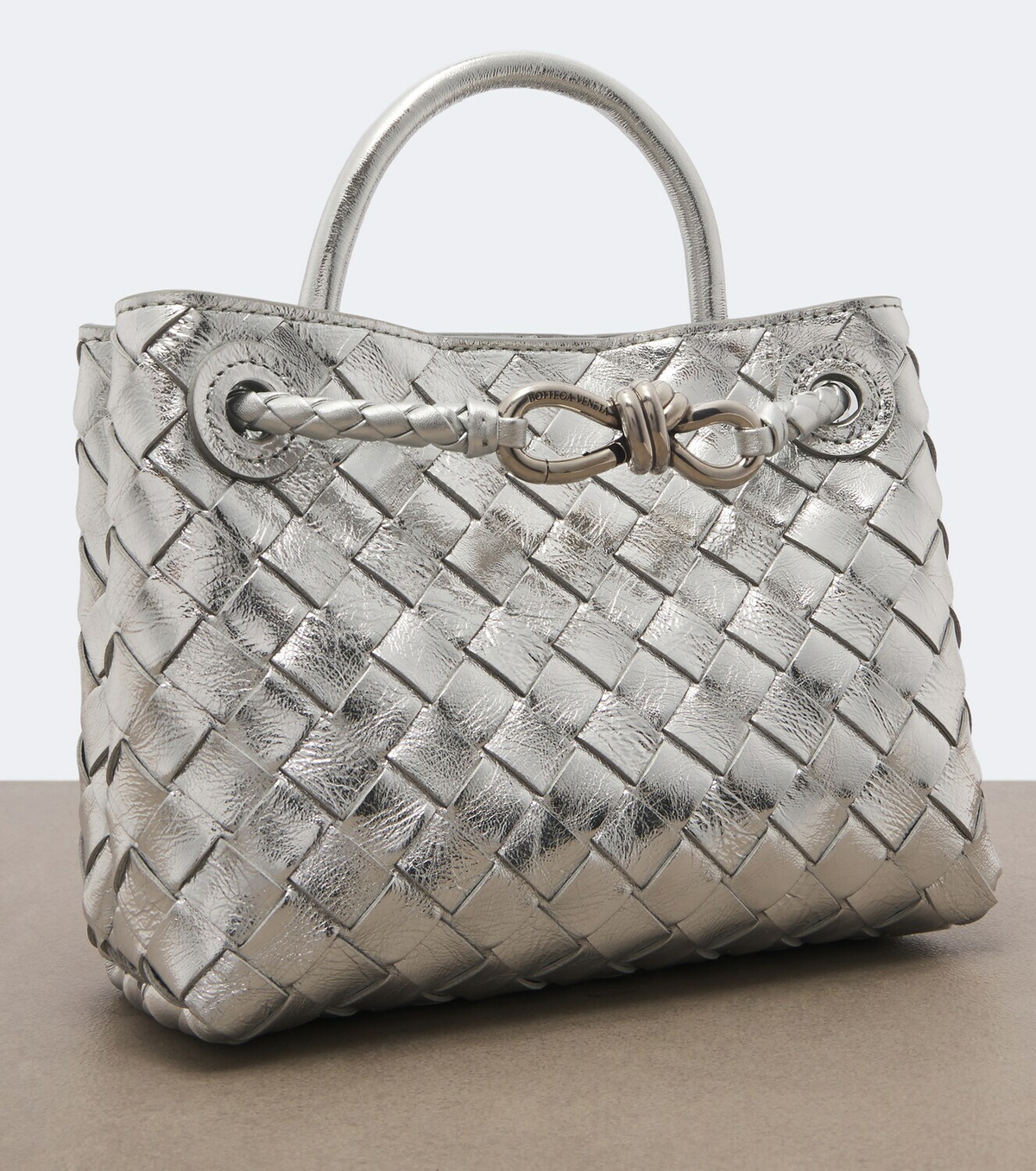 Bottega Veneta Andiamo Mini leather top-handle bag