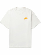 Nike - Logo-Appliquéd Printed Cotton-Jersey T-Shirt - White