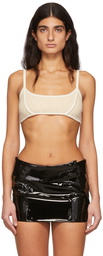 GUIZIO Beige Wool Bra