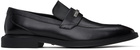 Hugo Black Leather Loafers