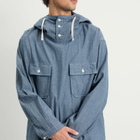 Engineered Garments Men's Chambray Cagoule Shirt in Light Blue