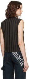 Eckhaus Latta Green & Purple Keyboard Tank Top