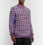 Acne Studios - Kobra Knitted Sweater - Purple