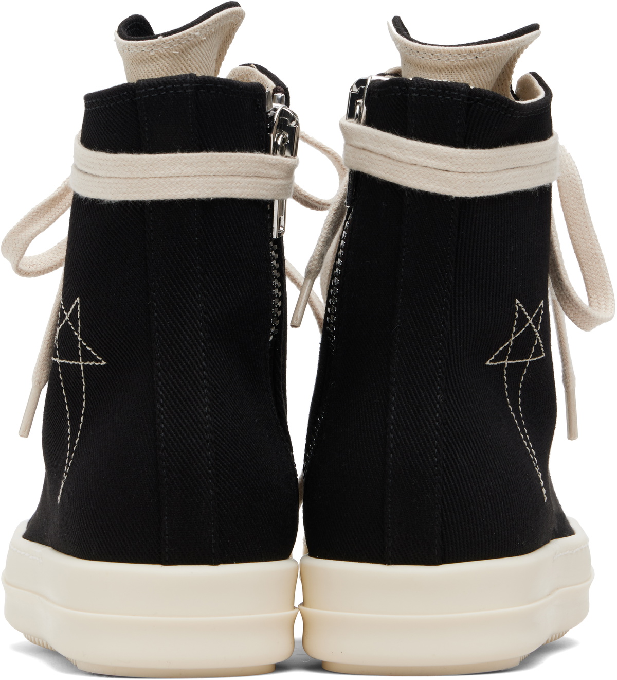 Rick Owens DRKSHDW Black Concordians Vegan Sneaks Sneakers