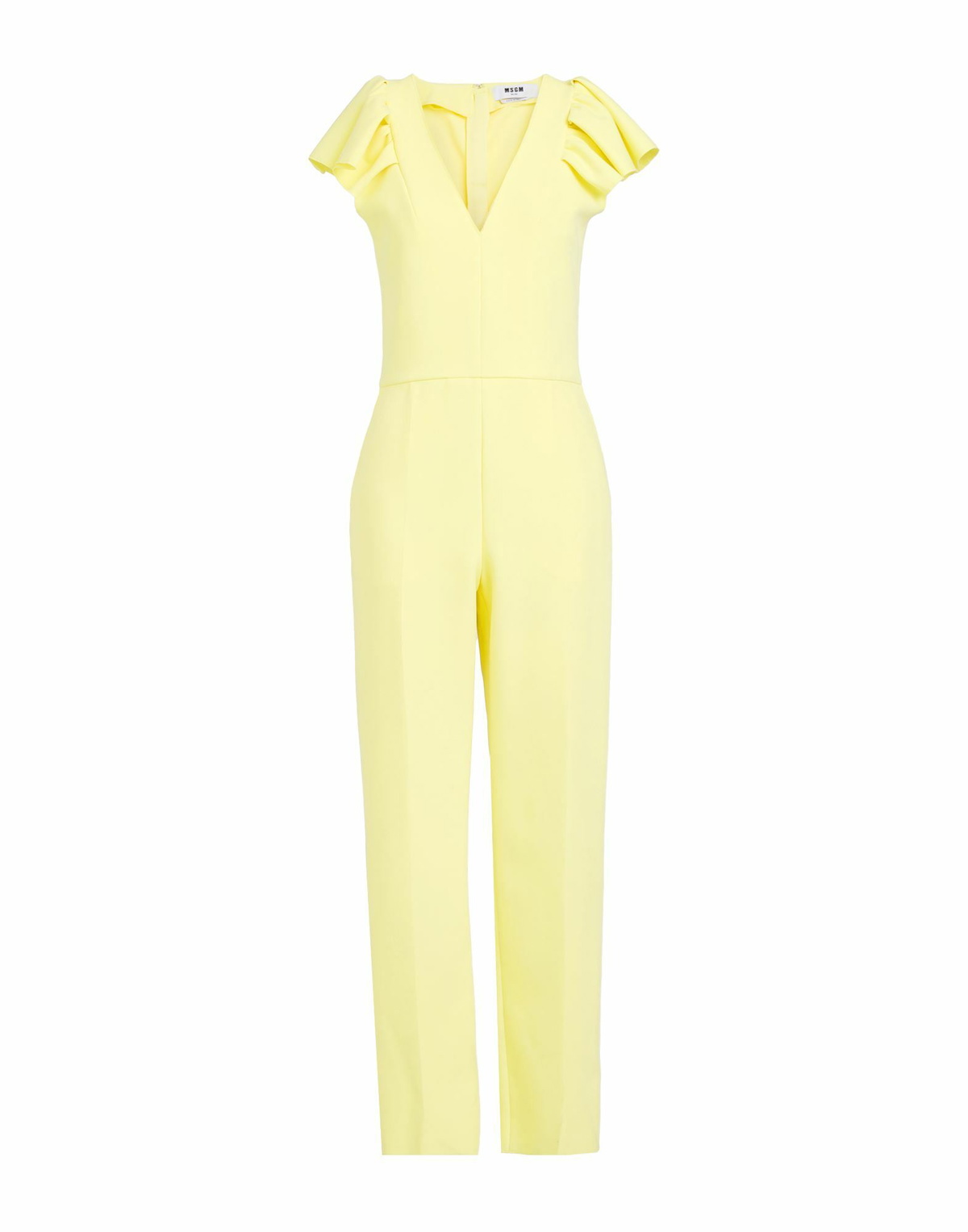 Msgm Womens Jumpsuit in Yellow