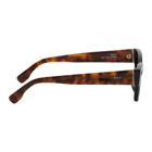 RETROSUPERFUTURE Black and Tortoiseshell Roma Sunglasses