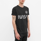 Alpha Industries Men's NASA Reflective T-Shirt in Black