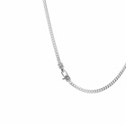 Tom Wood Men's 24.5" Curb Chain M in Silver