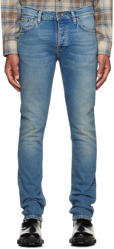 Photo: Nudie Jeans Blue Grim Tim Jeans