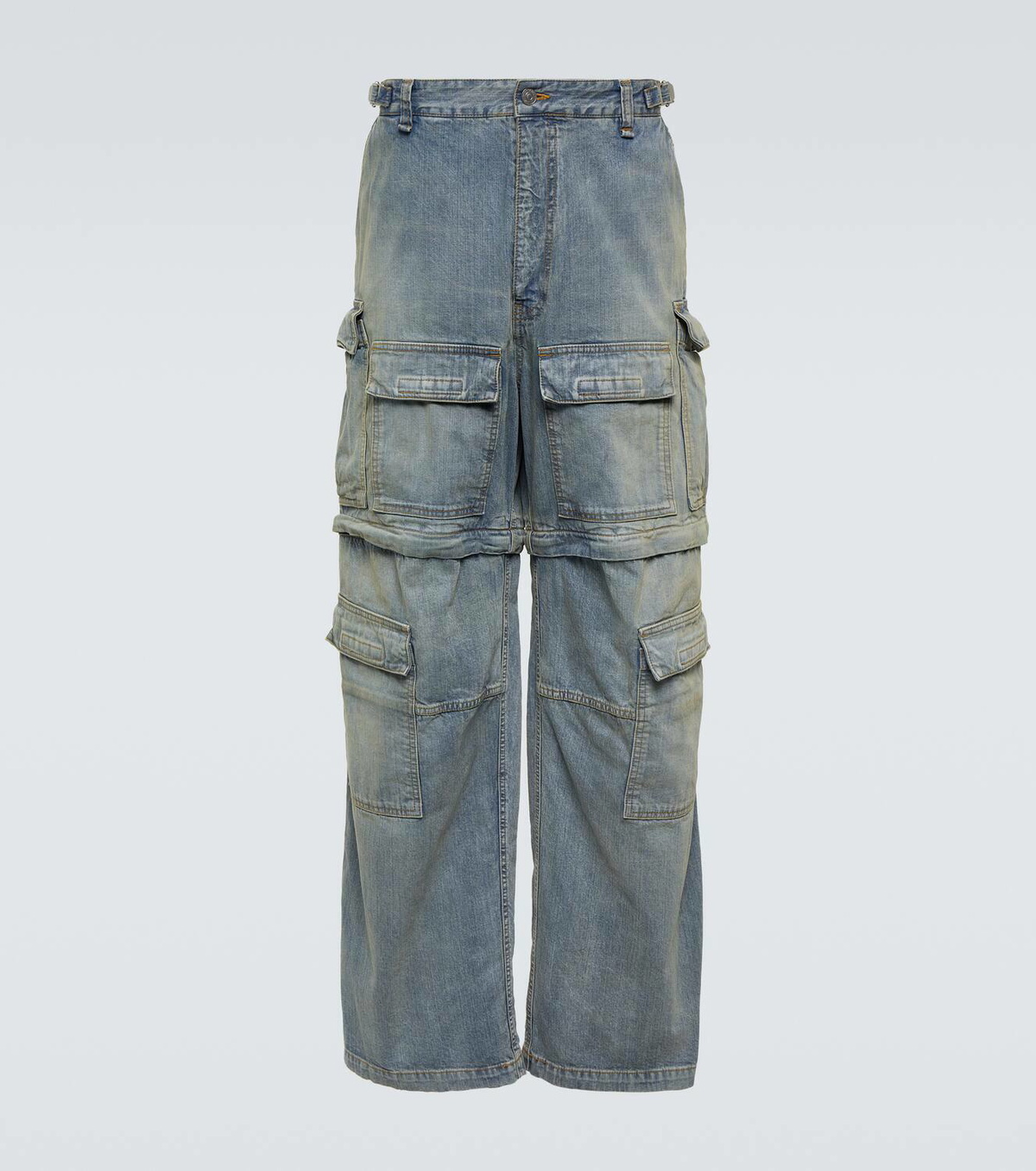 Balenciaga Mid-rise cargo jeans