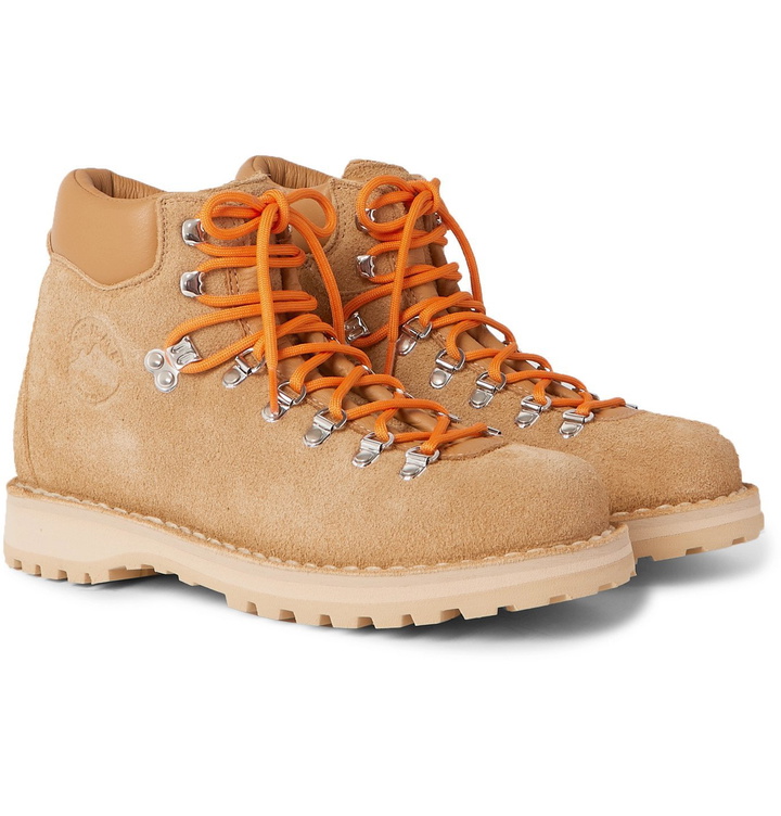 Photo: Diemme - Roccia Vet Leather-Trimmed Suede Hiking Boots - Neutrals