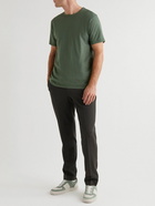 Mr P. - Garment-Dyed Organic Cotton-Jersey T-Shirt - Green