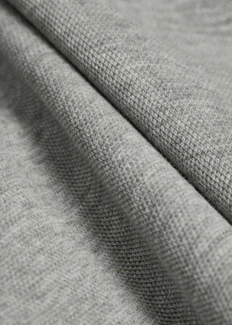 Boss Melange Cotton-blend Sweatshirt Light Grey