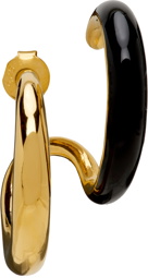 Charlotte Chesnais Gold & Black Curl Earring