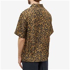 Nanushka Men's Bodil Silk Vacation Shirt in Camouflage Animal