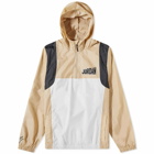 Nike Men's Air Jordan Flight Hooded Woven Jacket in Desert/Phantom