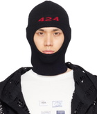 424 Black Jacquard Balaclava