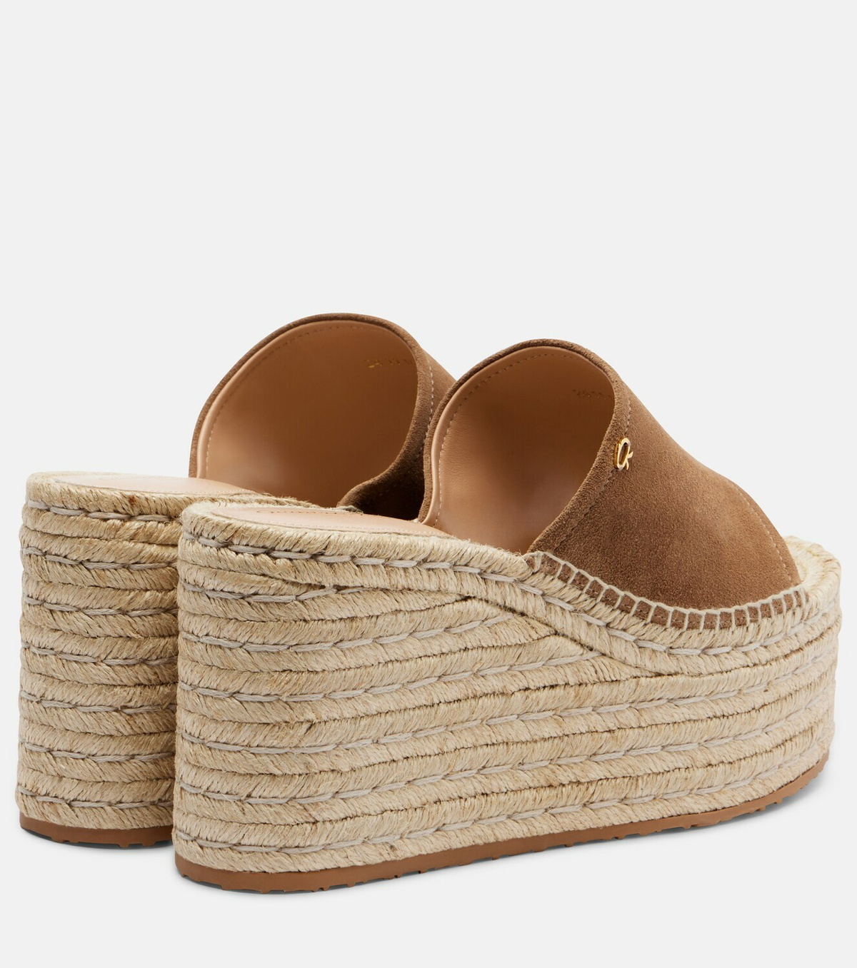 Gianvito Rossi Suede espadrille wedges