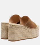 Gianvito Rossi Suede espadrille wedges