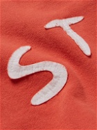 Acne Studios - Appliquéd Cotton-Jersey Sweatshirt - Orange