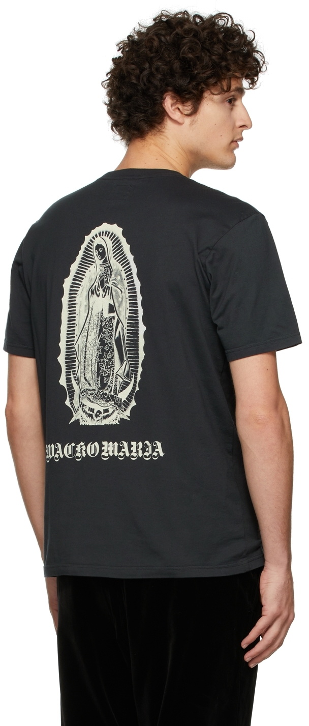 【 WACKOMARIA 】 CREW NECK STANDARD T-SHIRT GUILTY PARTIES WACKO MARIA Black Standard Crewneck 'Guilty Parties' T-Shirt