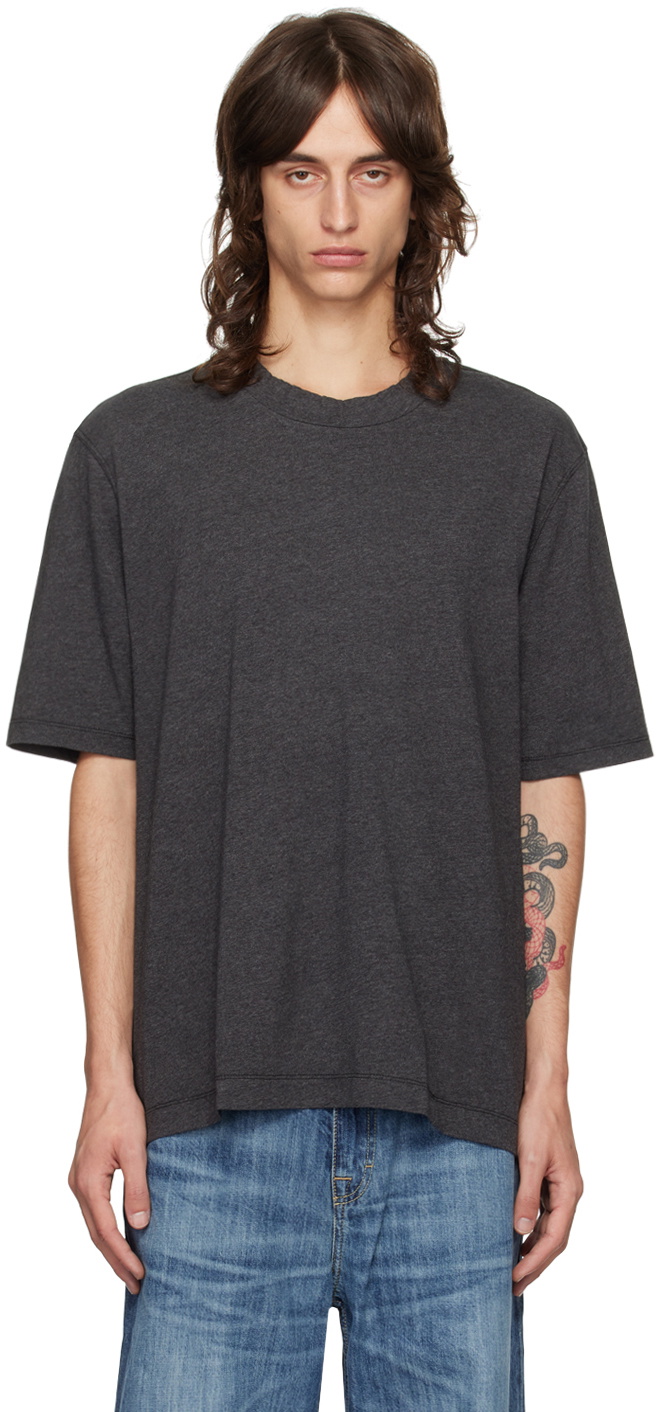OUR LEGACY Gray Big T-shirt Our Legacy