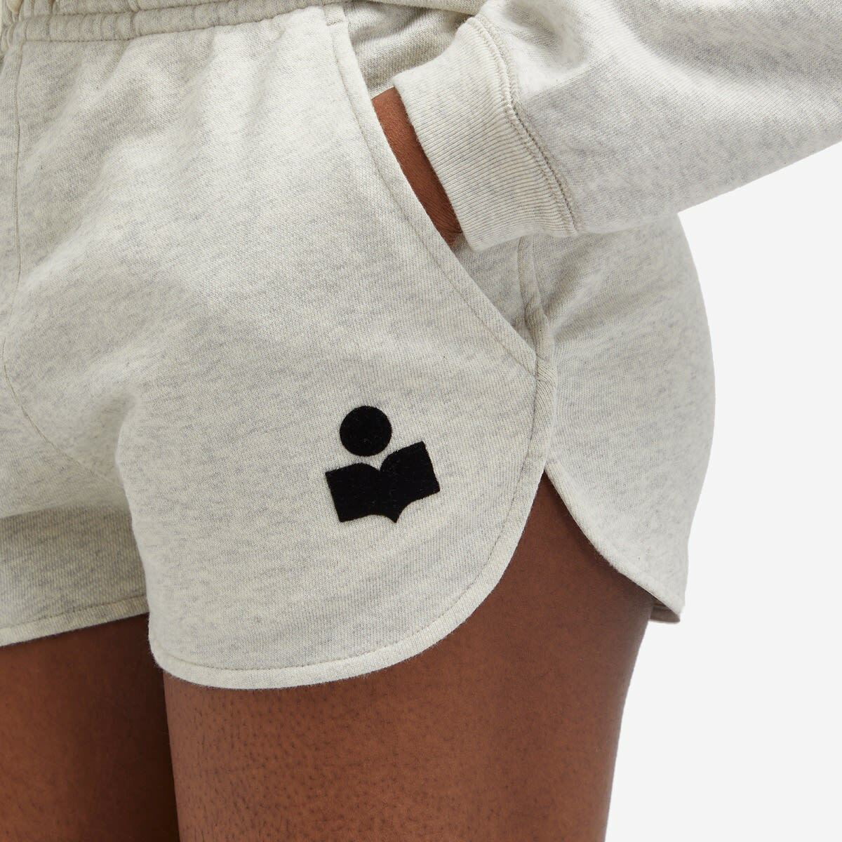 ISABEL MARANT｜SHORTS (MIFA (SH0022FA A1M07E ECYE)) Isabel Marant Étoile Women's Mifa Shorts with Logo in Ecru