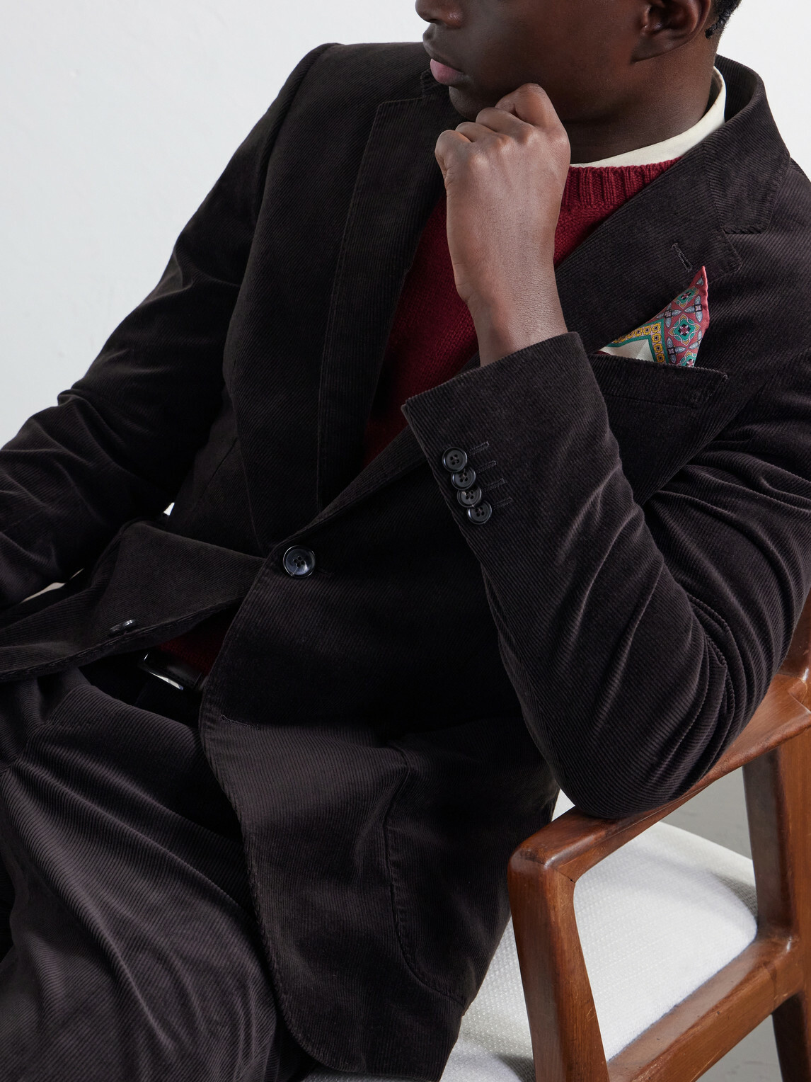 Zegna - Cotton-Blend Corduroy Suit Jacket - Brown