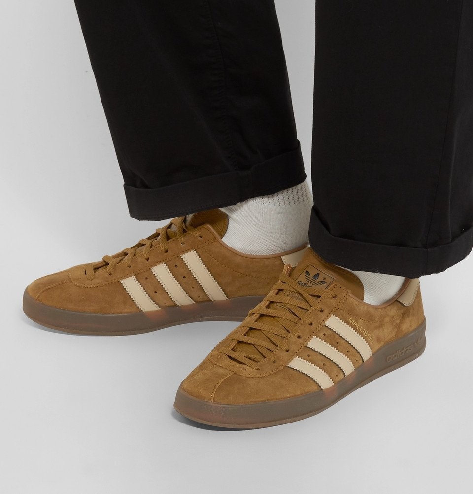 Originals - Mallison Spezial Leather-Trimmed Suede Sneakers - Men - Brown Originals