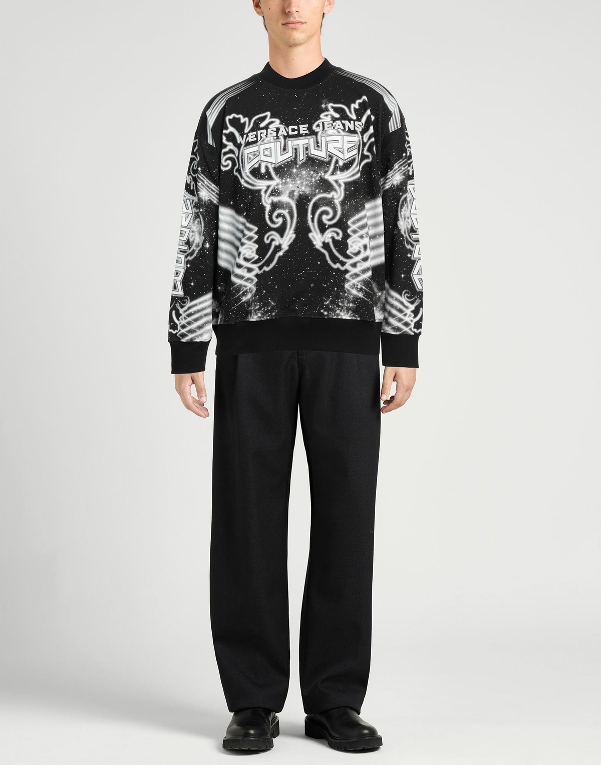 Versace Jeans Couture Mens Sweatshirt in Black