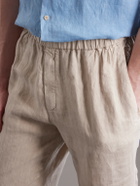 Boglioli - Tapered Linen Trousers - Neutrals