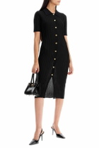 VERSACE knitted blouse shirt Black