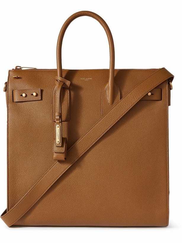 Photo: SAINT LAURENT - Sac De Jour Full-Grain Leather Tote Bag