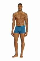 Diesel Three-pack of stretch cotton trunks with monogram - Trunks Mens in Blue