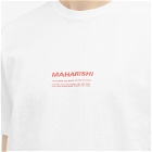 Maharishi Men's 30th Anniversary Aum T-Shirt in White