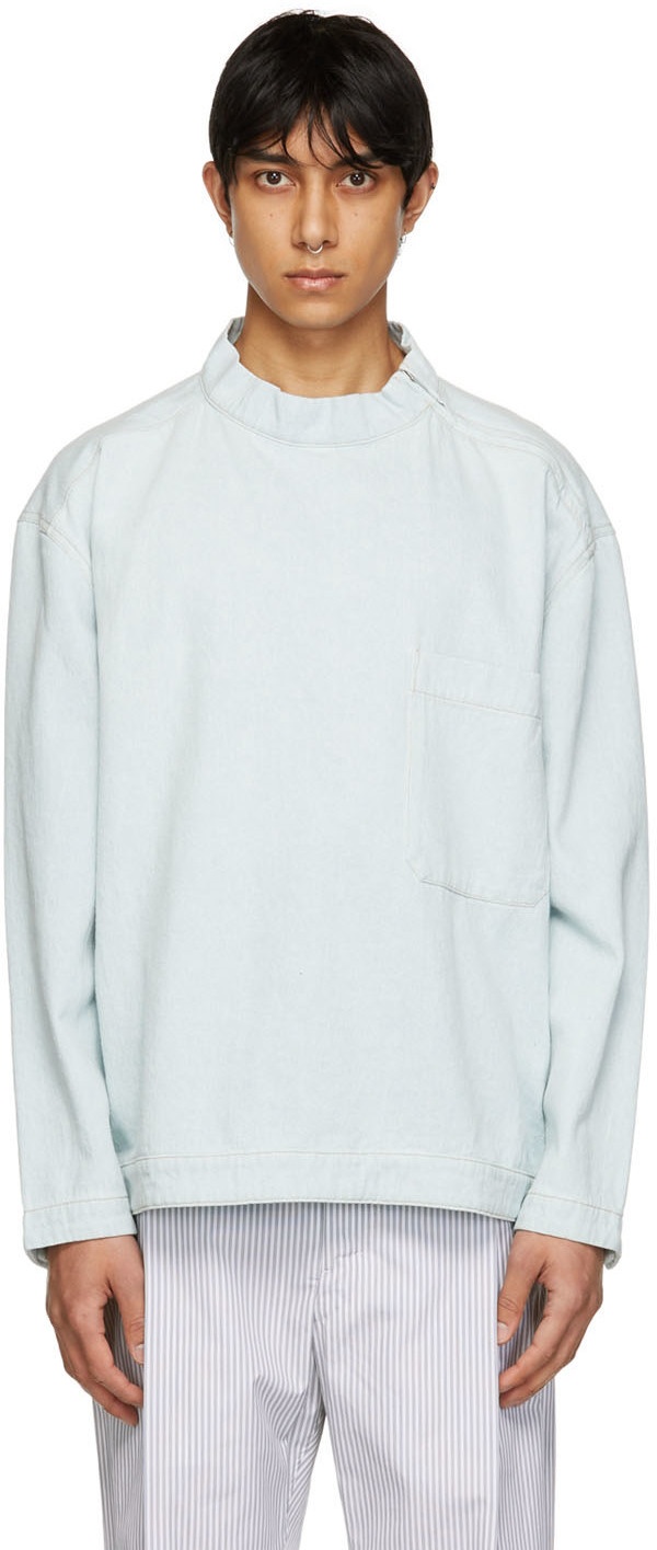 9,000円Lemaire Denim Long Sleeve T-Shirt 44